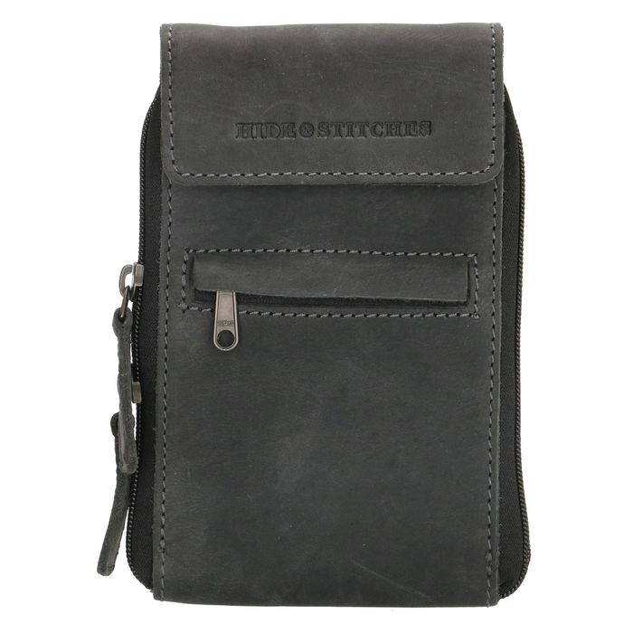 Hide & Stitches Idaho Telefoontasje Zwart