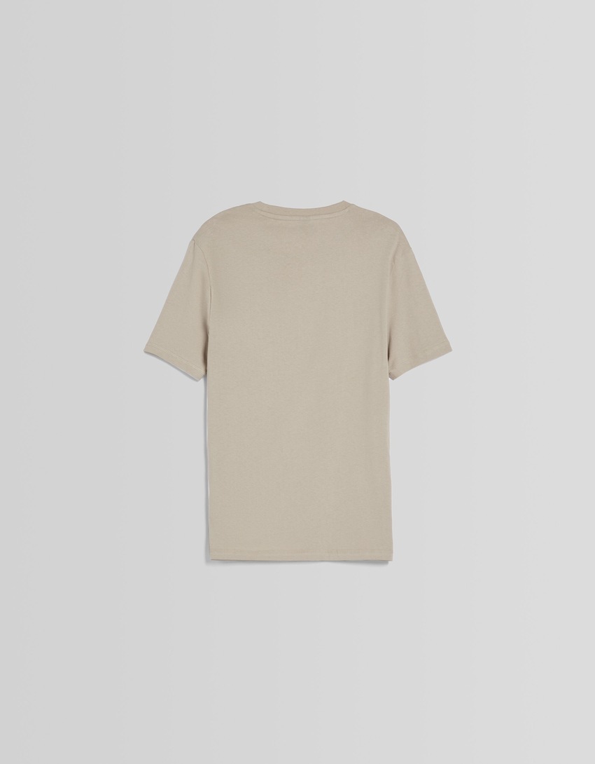 Camiseta de manga curta com modelagem regular