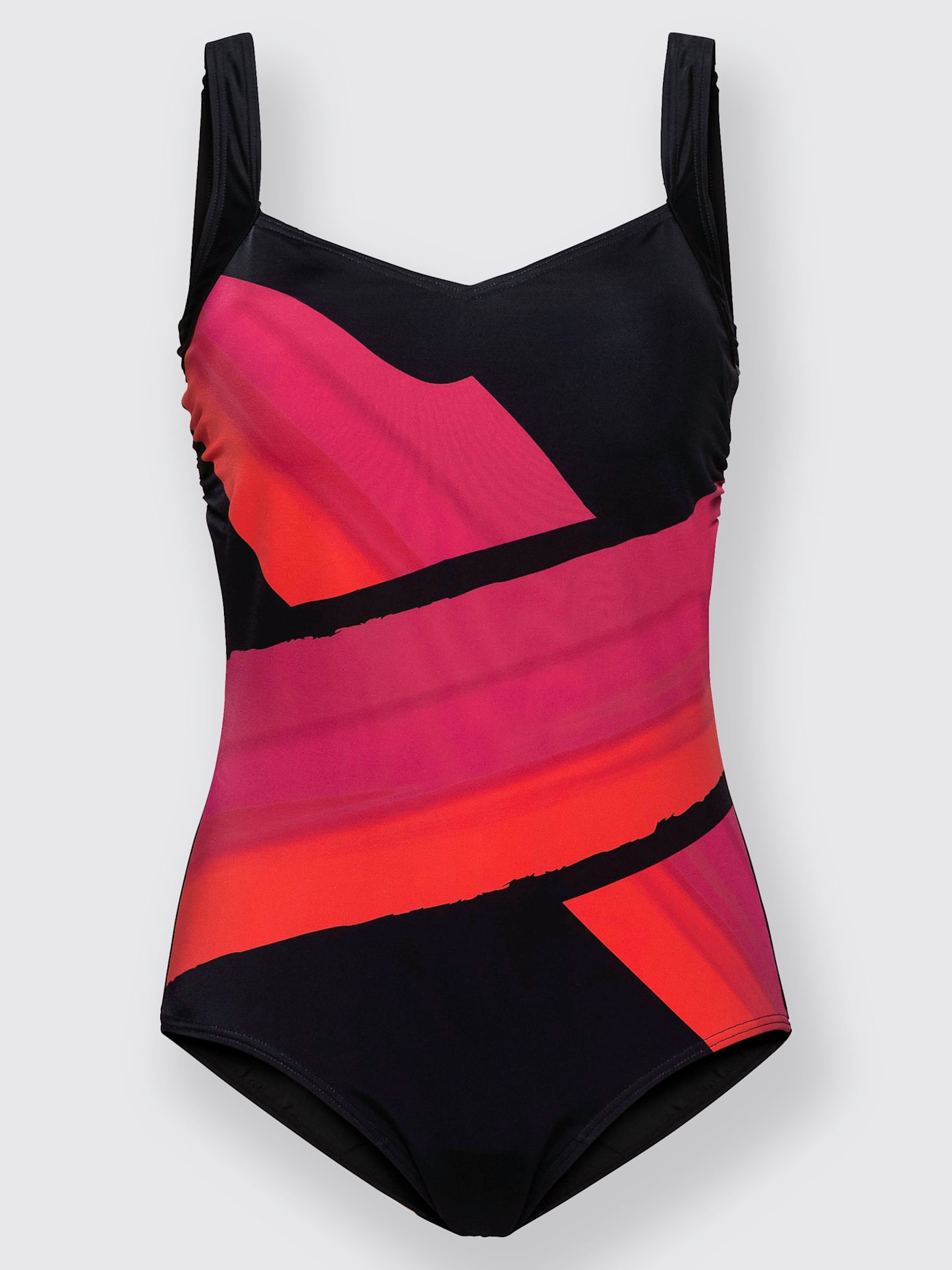 Maillot de bain aspect croisé coloré