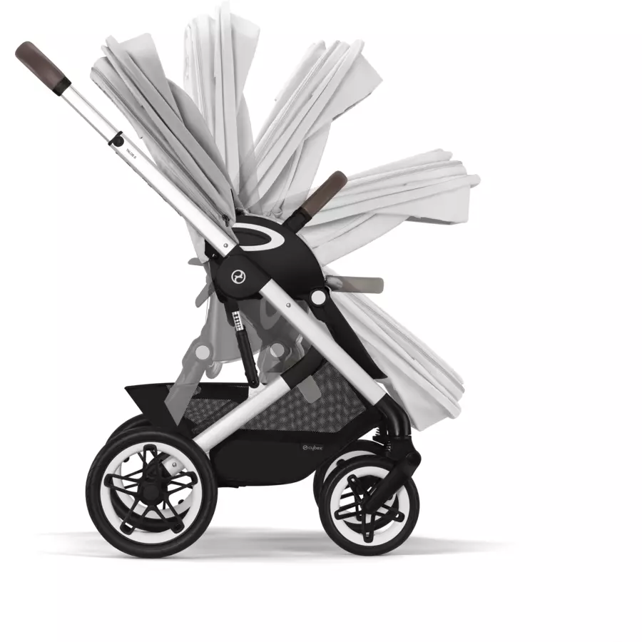cybex GOLD Kinderwagen Talos S Lux Silver Lava Grey