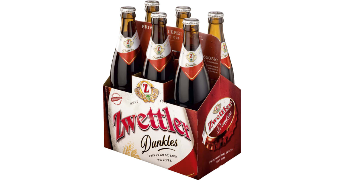 Zwettler Dunkles Tray 6x 0,5 Liter (Mehrweg)