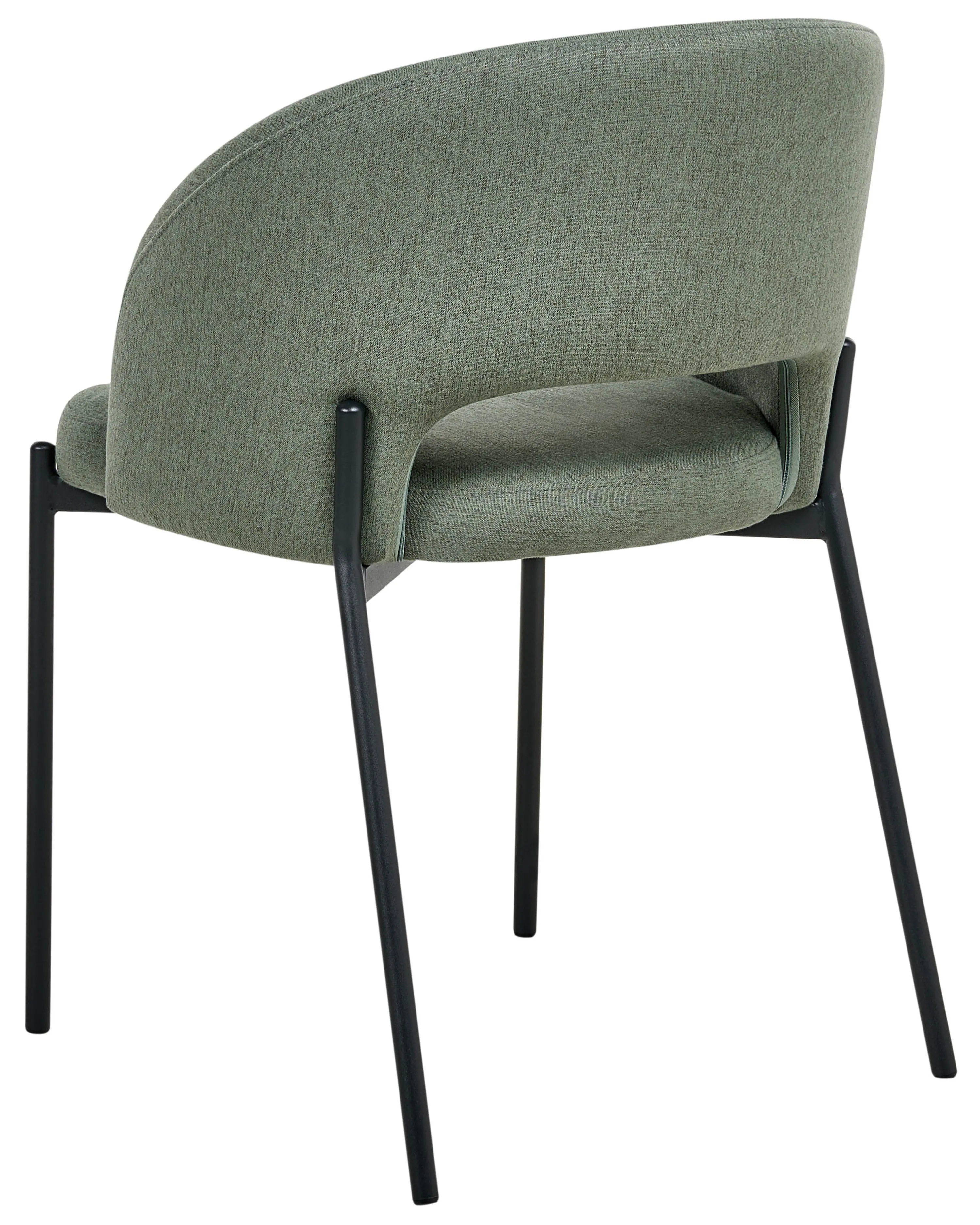 Set van 2 eetkamerstoelen PENNY Stof Donkergroen