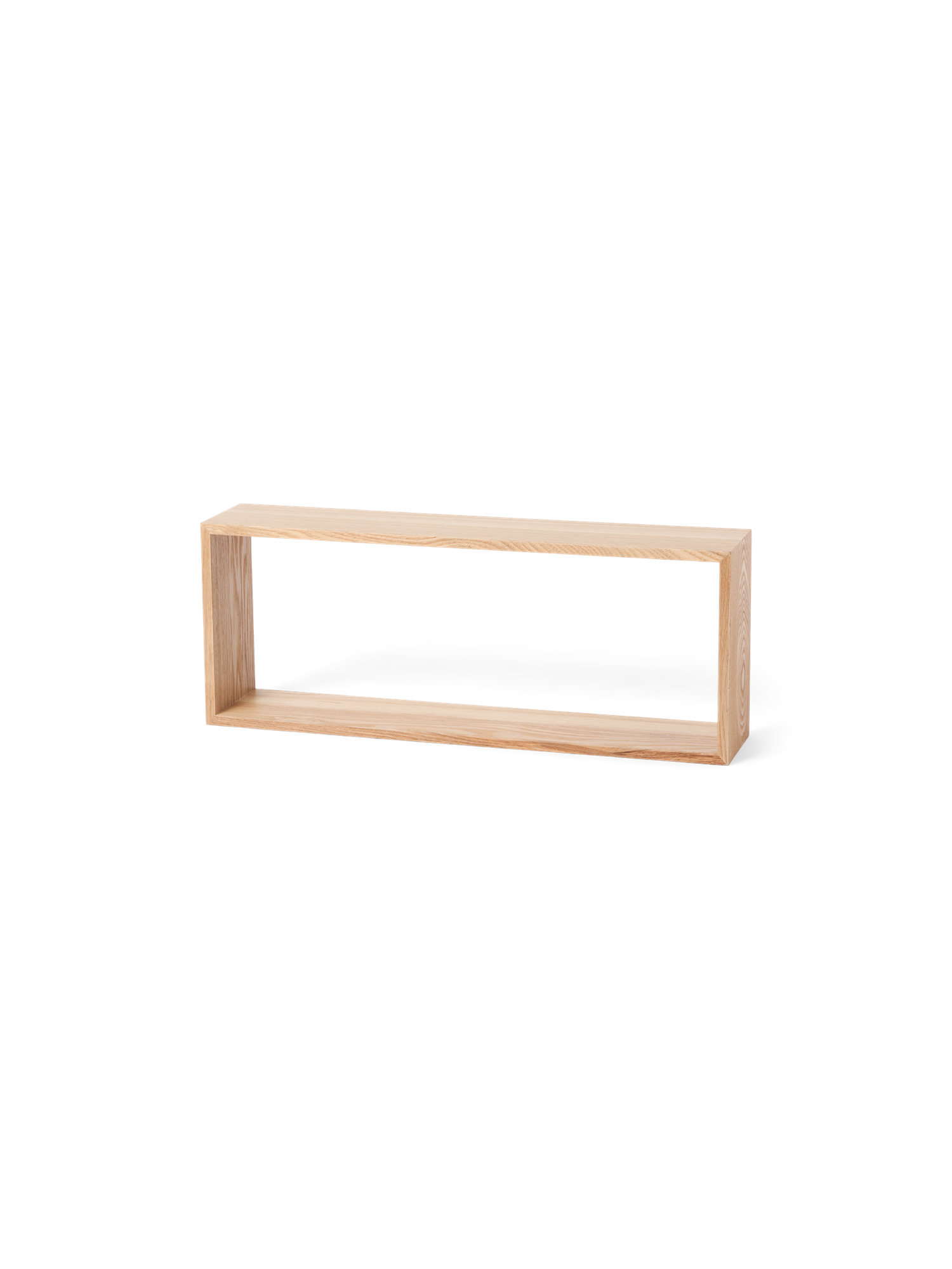 Væghylde | MDF/poppeltræ/askefinér. 59 x 12 x 23 cm. | Nature