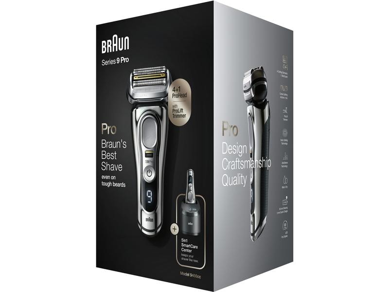 Braun Herrenrasierer Series 9 Pro 9466cc mit Reinigungsstat Rasierapparat