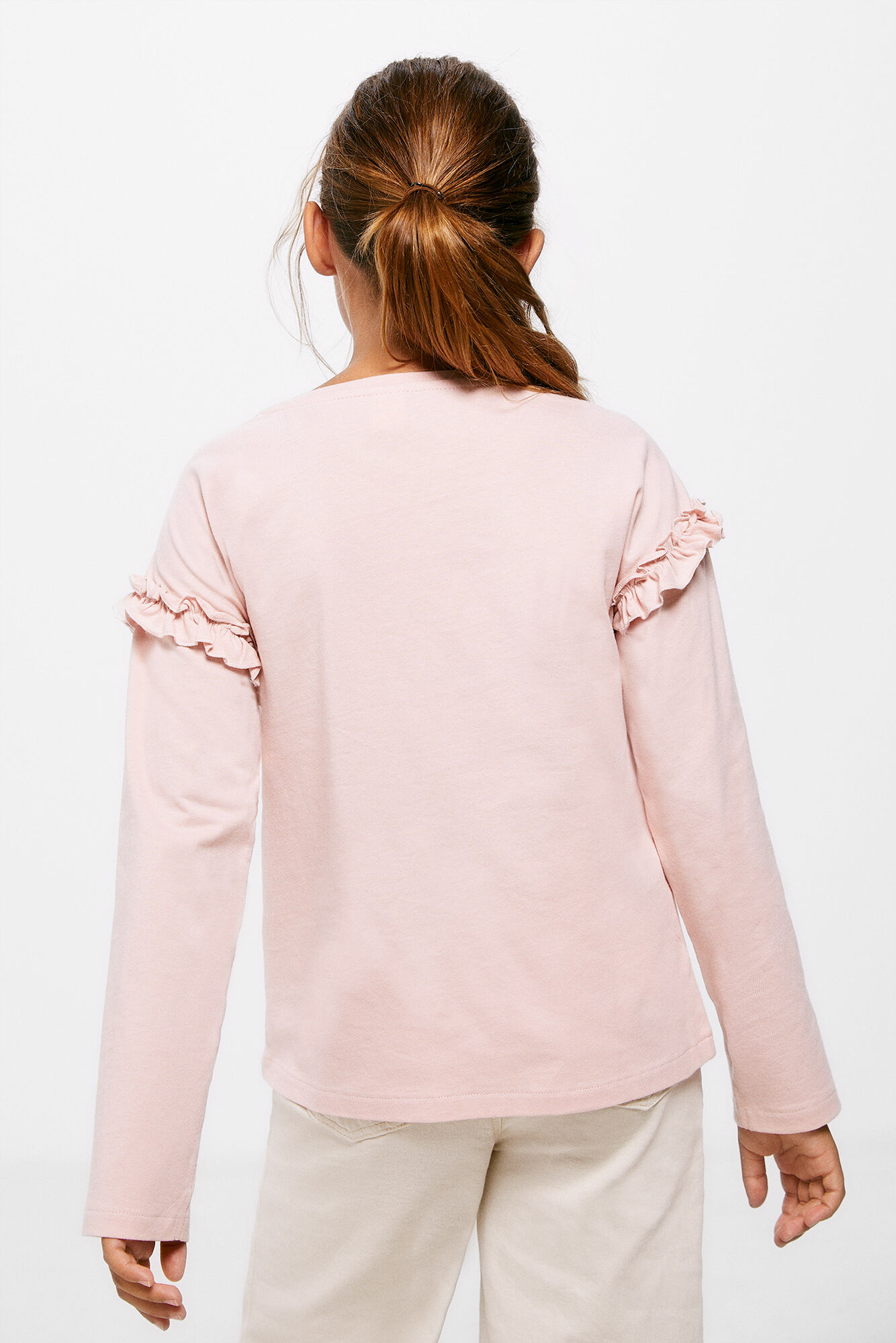 Camiseta com estampa de cisne para meninas