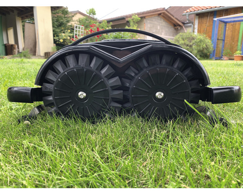 Techline S6 robotmaaier, 7,5 Ah accu, geen begrenzingsdraad, vierwielaandrijving en bediening via Bluetooth-app, helling tot 50%