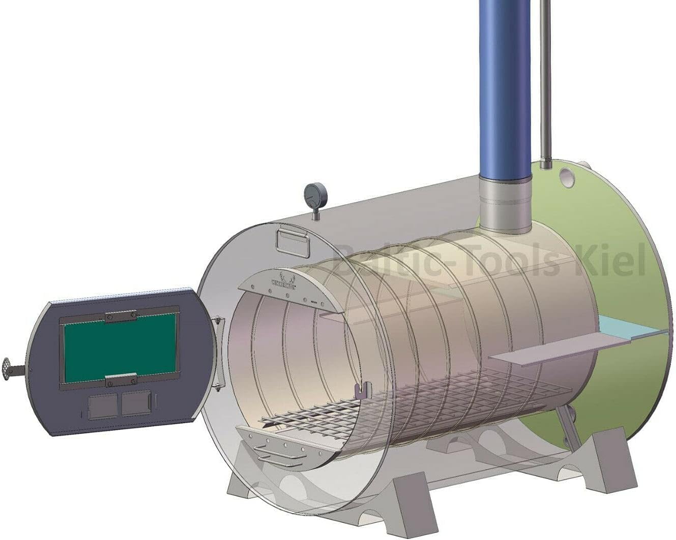 WINNERWELL APO-ES 45KW POOLOFEN/POOLHEIZUNG/HOLZOFEN FÜR Pool, BADEFASS, HOT TUB, BADEZUBER, Schwimmbad, TEICH, USW.