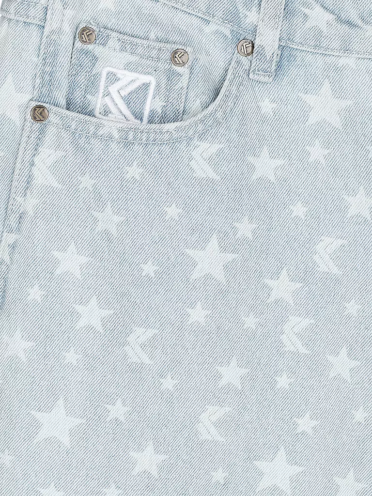 KARL KANI Jeans Straight Fit hellblau