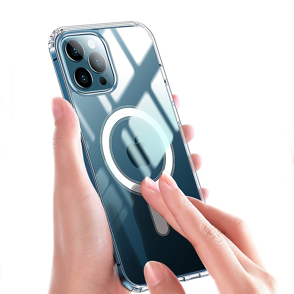 iPhone 14 Pro MagSafe Hybrid Hülle TPU Bumper Acryl Rückseite - Transparent