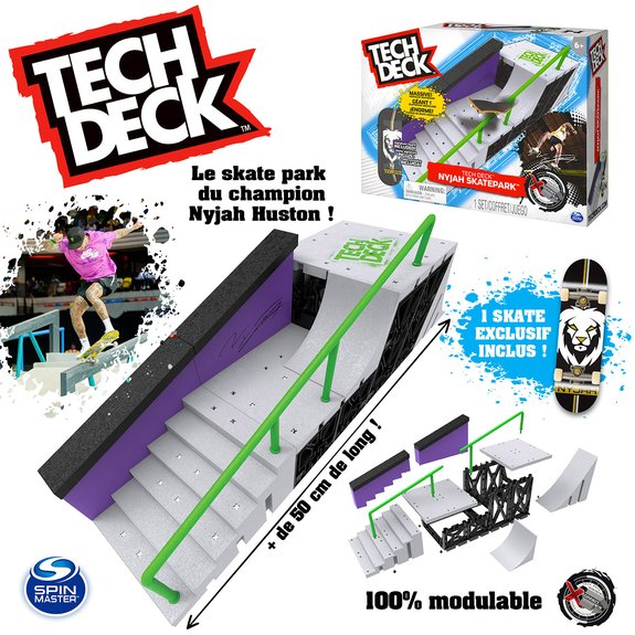Skate Park Nyjah Huston - Teck Deck