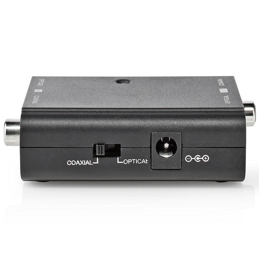 Nedis ACON2507BK audio converter 2-weg Toslink - Coax
