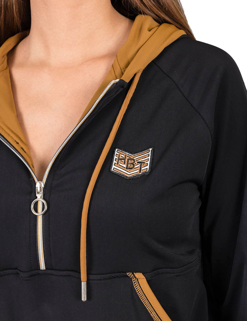 HBT TERRE DE VILLE | U.S. SINBAD SWEAT FEMME NOIR