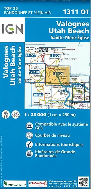 IGN - TOP 25 1311 OT VALOGNES 1 25 000