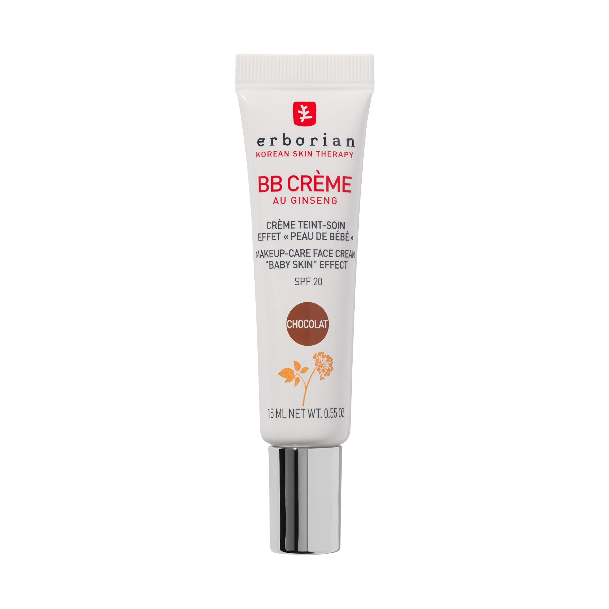 BB CRÈME AU GINSENG - Crème teint-soin effetpeau de bébé|- CHOCOLAT