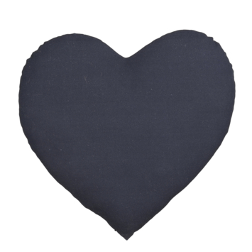 Sierkussen hart bruin - l45xb45xh8cm