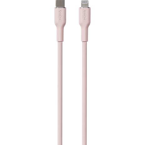 PURO USB C-lightning kabel 1,5 meter - rosa