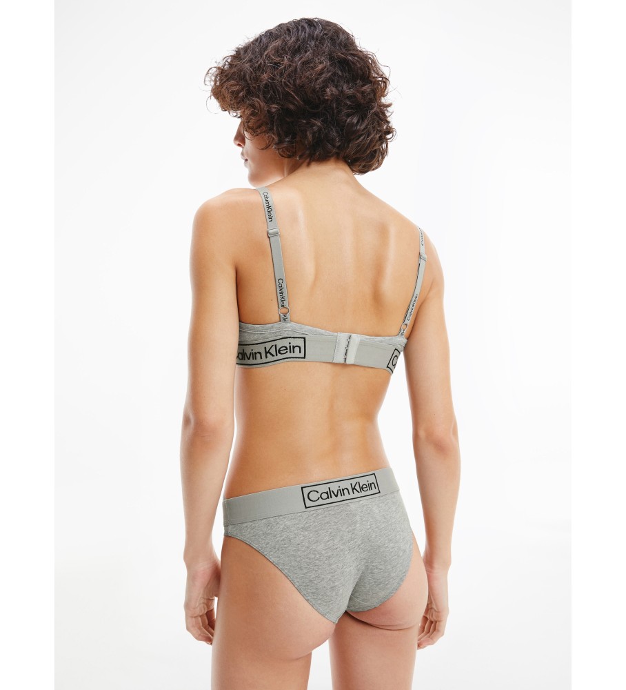 Cuecas Calvin Klein Classic Briefs Reimagined Heritage cinza
