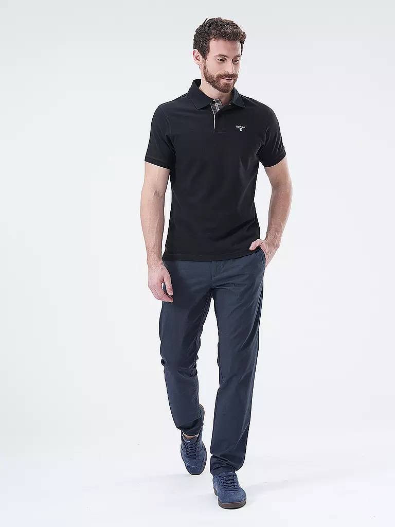 BARBOUR Poloshirt Regular Fit schwarz