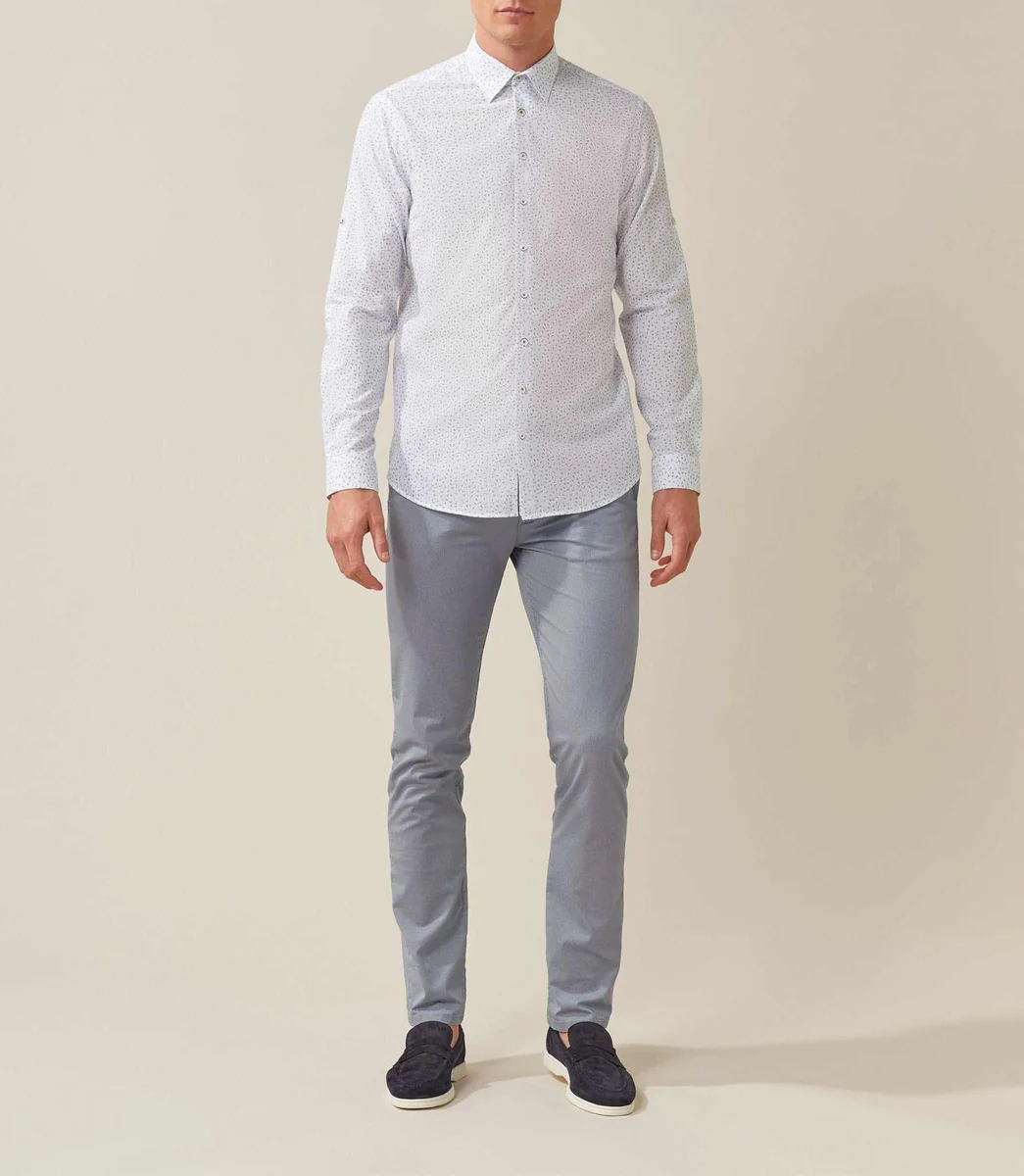 Chemise casual blanche 