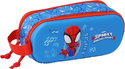 Spidey And His Amazing Friends 3D Dobbeltpennal, Blå