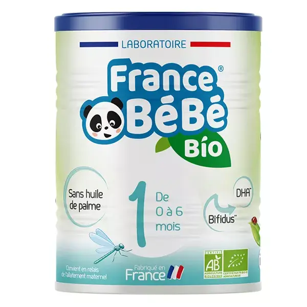 France Bébé Nutrition Leite Infantil Orgânico Etapa 1 400g