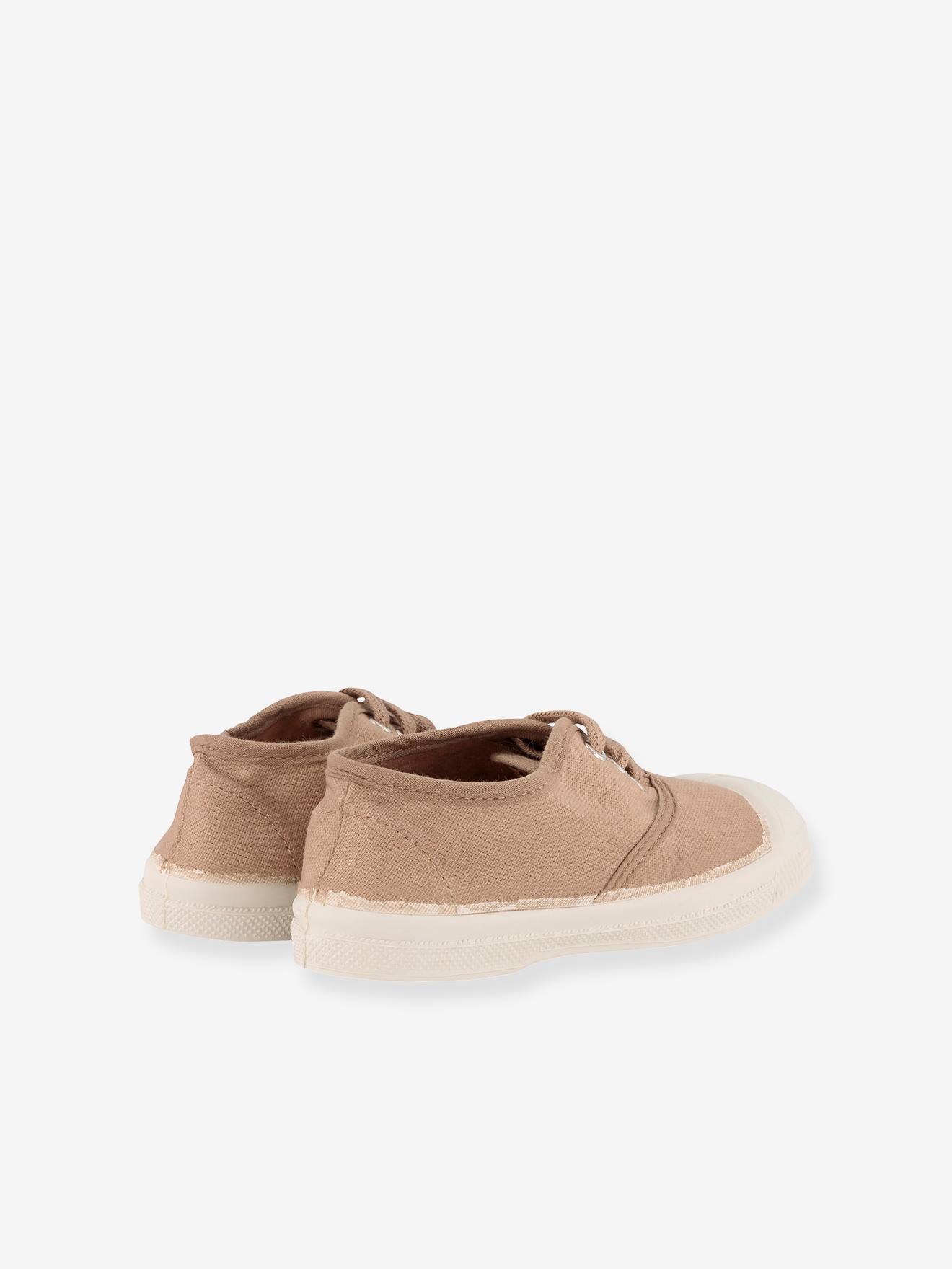 Tênis de algodão cáqui com cadarço BENSIMON®