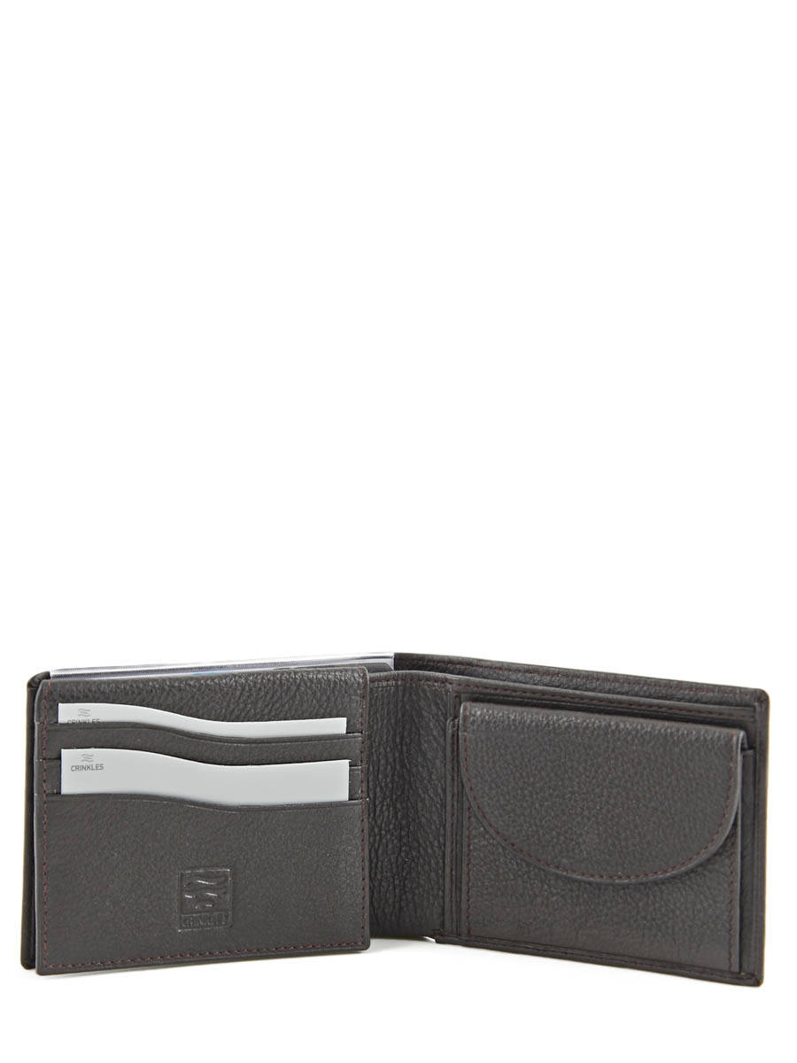 Portefeuille cuir CRINKLES
