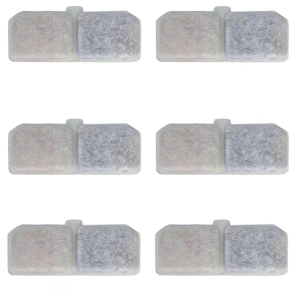 INF Erstatningsfilter for drikkefontene for kjæledyr - 6-pakning standard