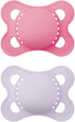 MAM Original Smokker & Air Silikon Smokk 0-6m 4-Pack, Rosa