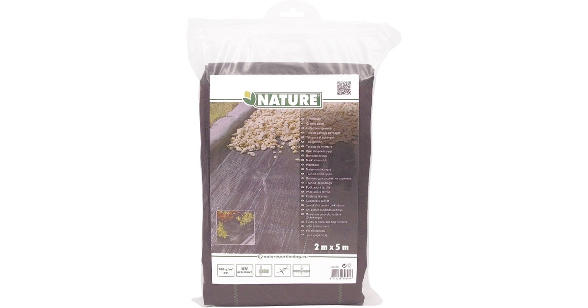 NatureGronddoek grondzeil  (Zwart, 2 x 5 m)