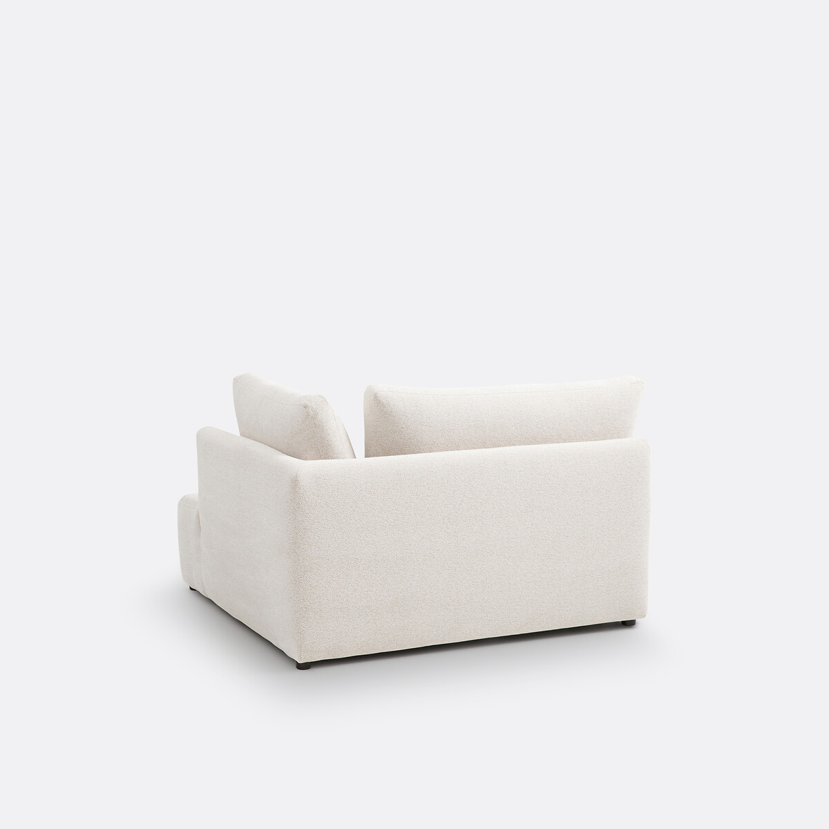 LA REDOUTE INTERIORS<br>Sofá de canto modular em tecido texturizado, Monica