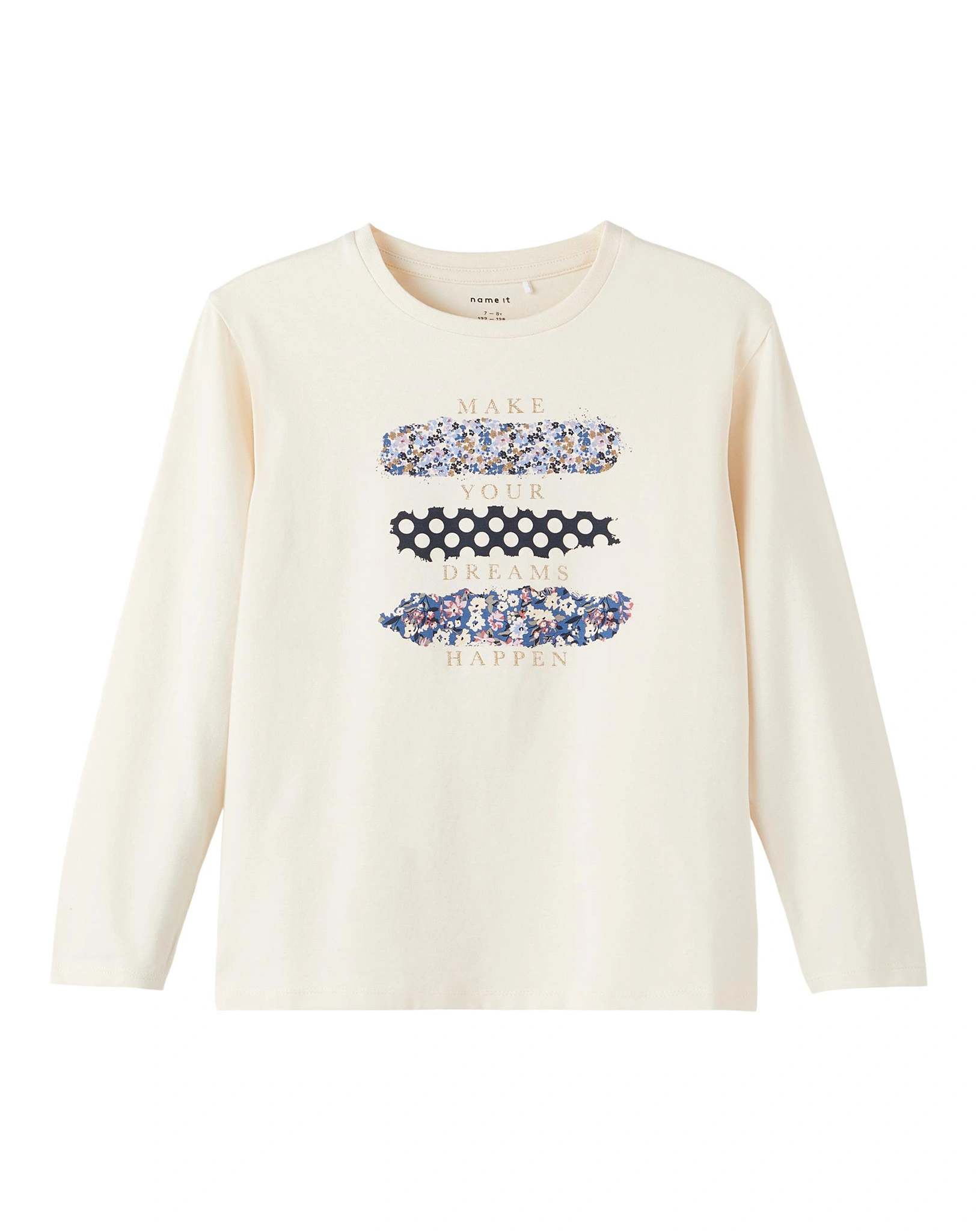 Langarmshirt NKFNAMARINA in buttercream