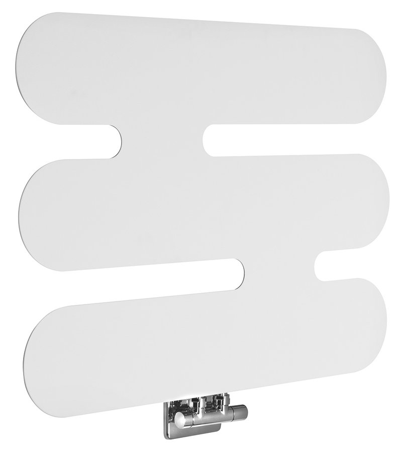 Sapho Samilla handdoekradiator 80x60cm 426w wit mat