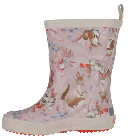 CeLaVi Gummistiefel - Peach Blossom m. Print
