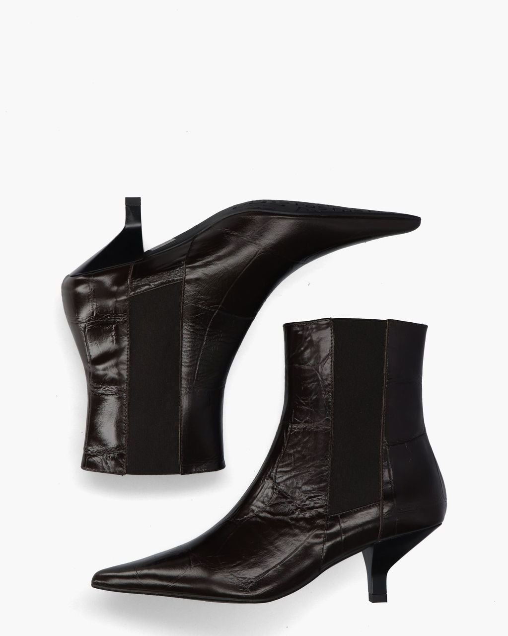 Ras 8239 Donkerbruin Dames Chelseaboots