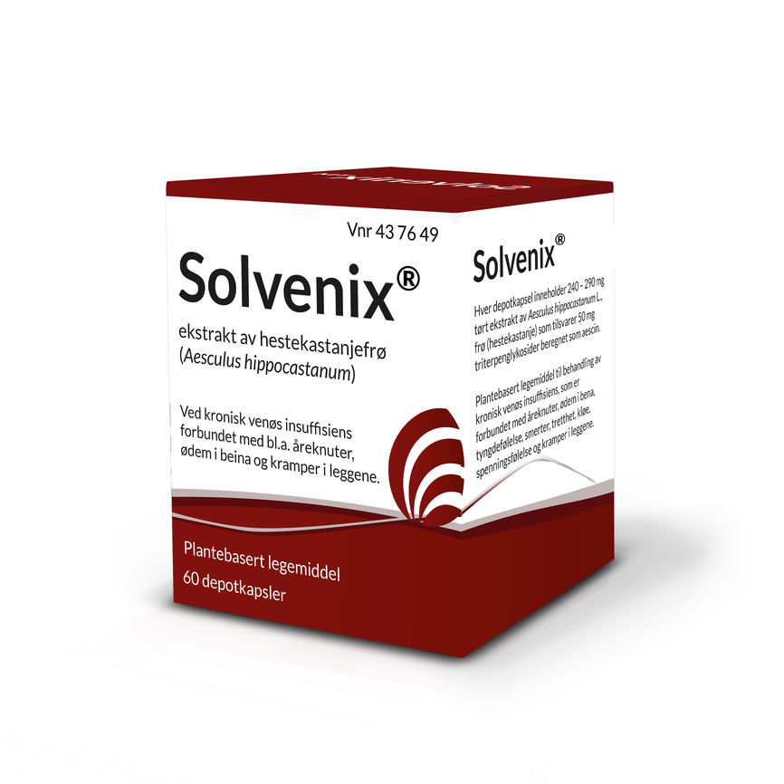 Solvenix® - ved dårlig blodsirkulasjon i beina