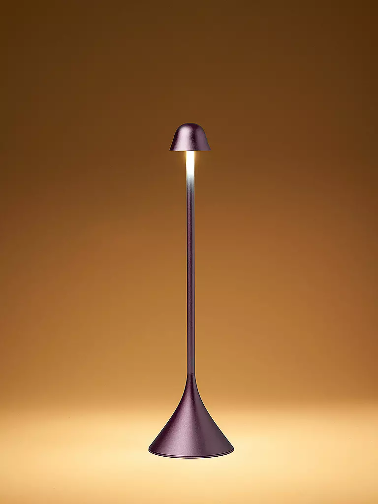 LEXON LED Lampe STELI 28,6cm Light-Pink rosa