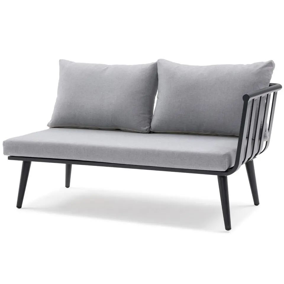 Hoek loungeset 5 personen Aluminium Grijs De Laan Projects