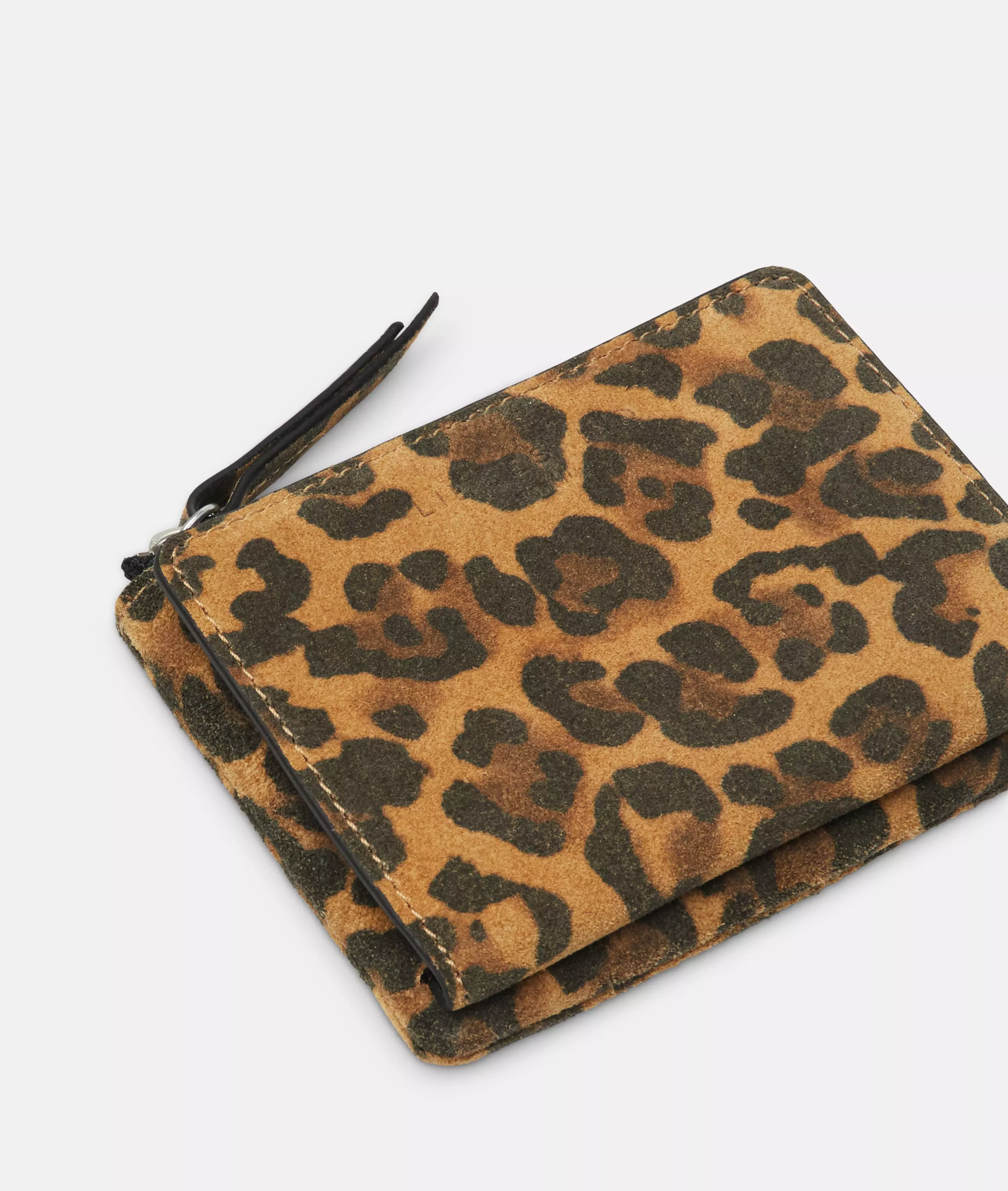 Leo Smilla purse S Small wallet with leopard print