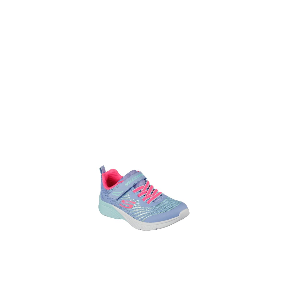 2X les points-Microspcv-jg-Baskets - Talon plat - Autre Violet