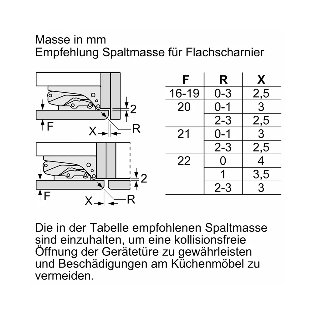 Bosch GIV21AFE0 Einbau-Gefrierschrank 96 Liter
