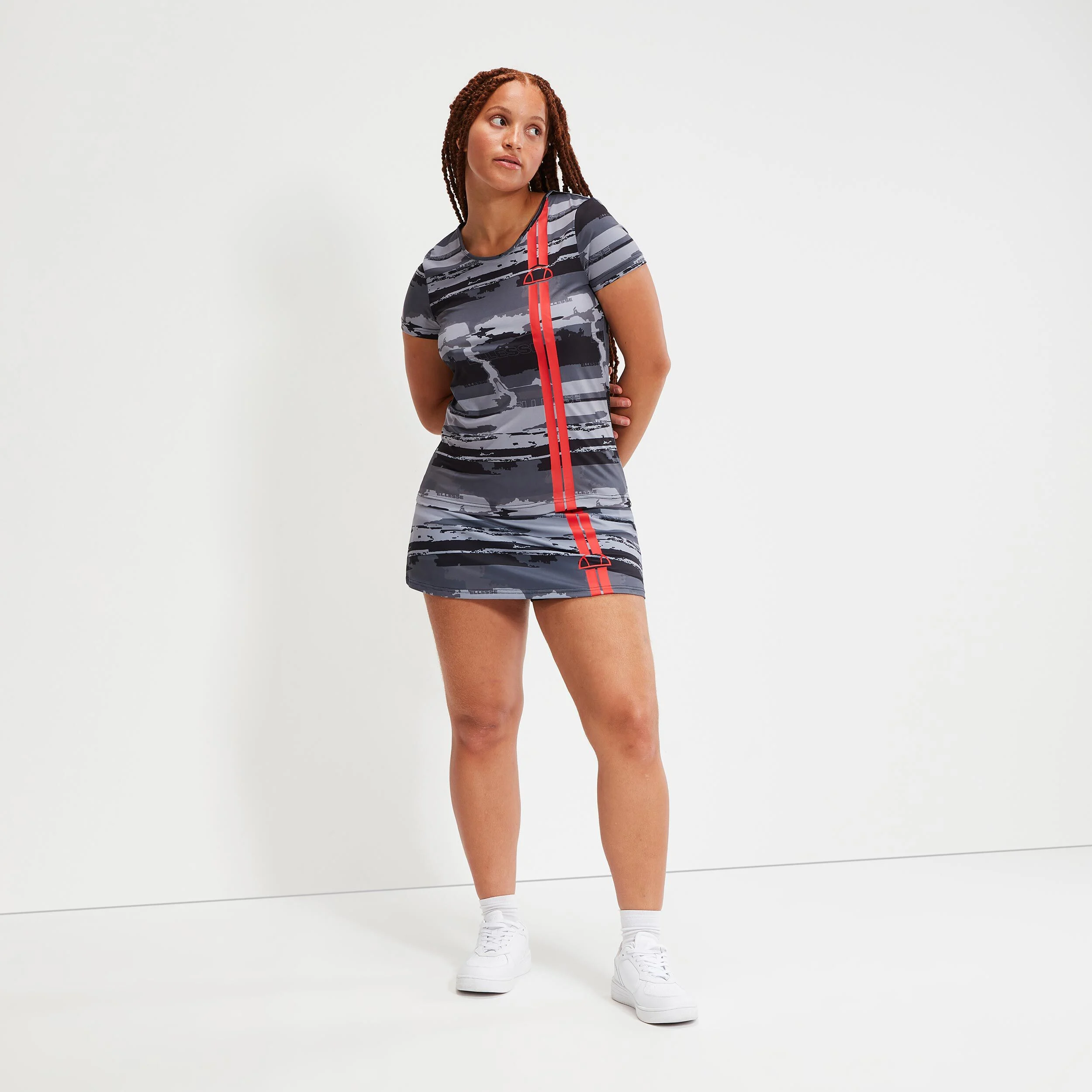 Ellesse Tampere T-shirt Femmes - Gris , Noir