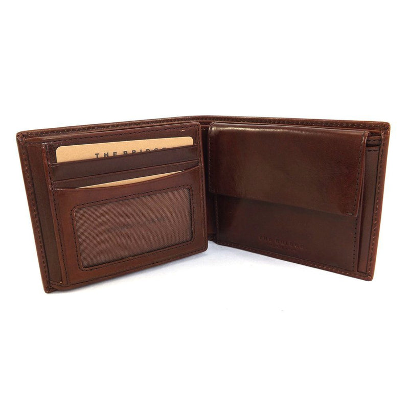 The Bridge Story Uomo Billfold 9CC Bruin