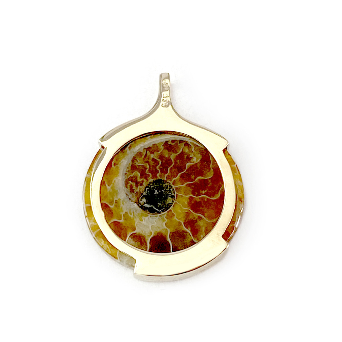 Pendentif d'occasion or 375 jaune fossile
