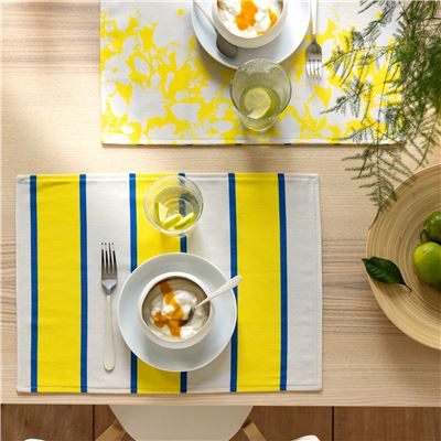 Lot de 2 sets de table déperlants double face - BECQUET CRÉATION
