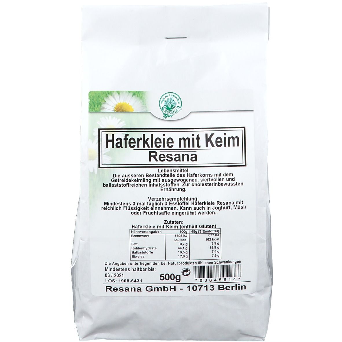 Haferkleie mit Keim Resana