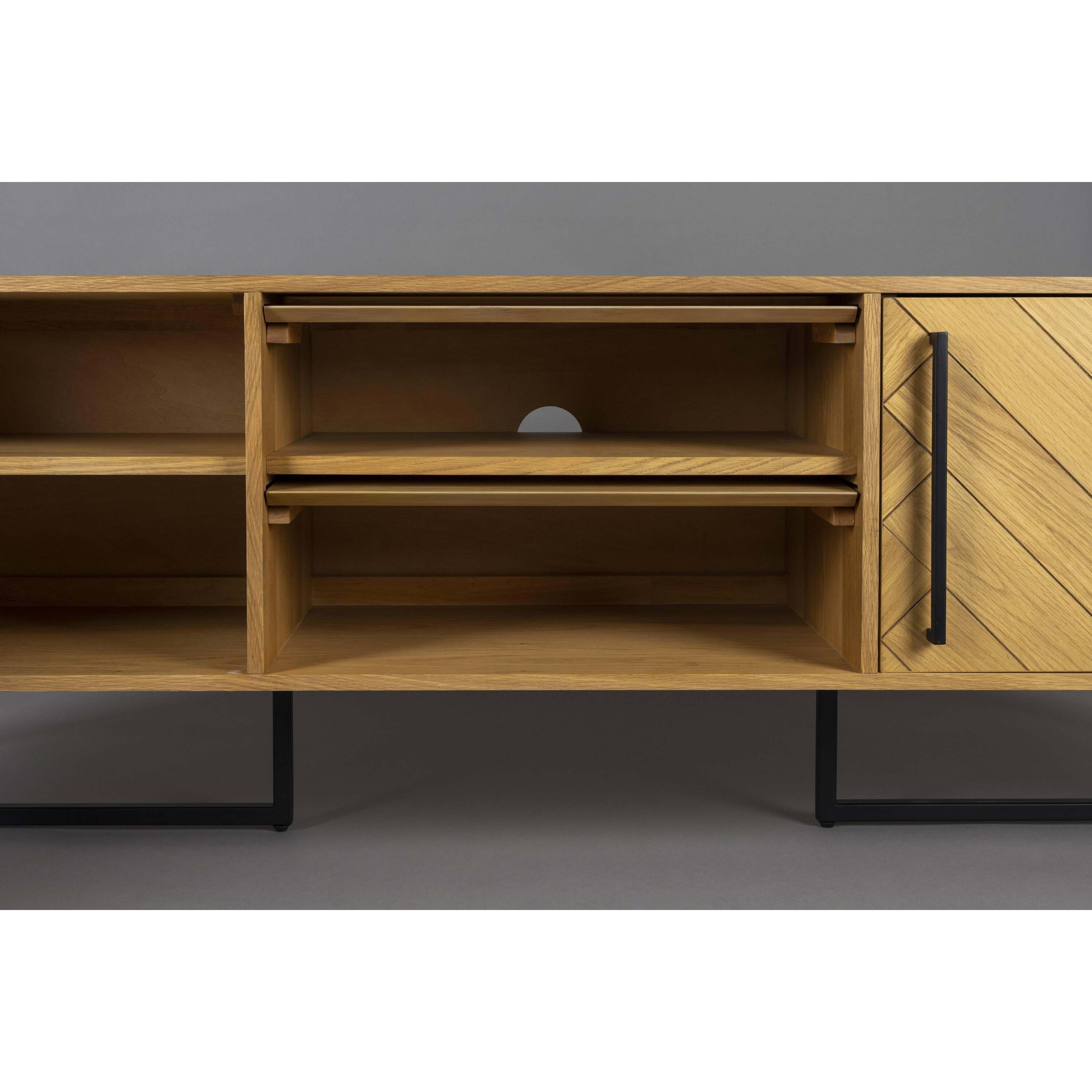 Dutchbone Class Dressoir Laag Eikenhout Bruin