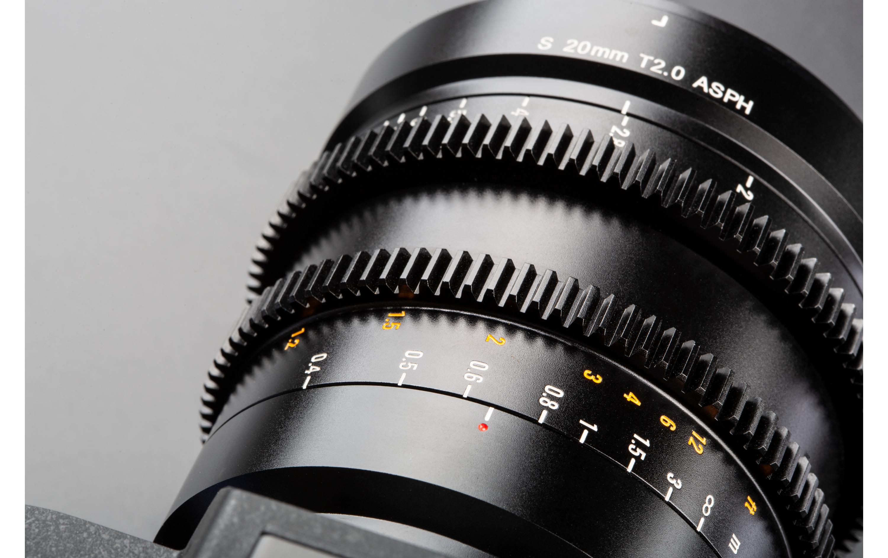 Festbrennweite S 20mm T/2 Cine – Sony E-Mount<br>Lichtstarkes Festbrennweitenobjektiv mit weichem Bokeh-Effekt