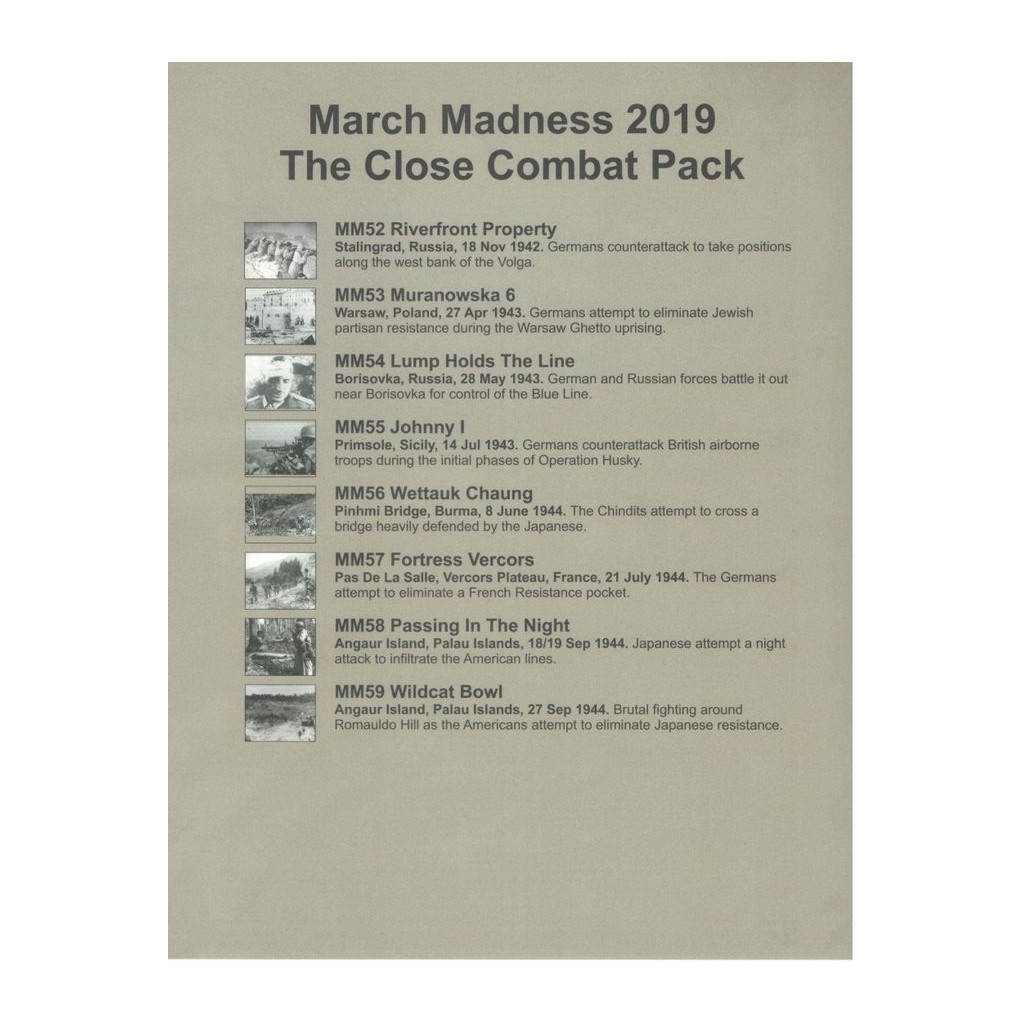 ASL March Madness - Close Combat Pack