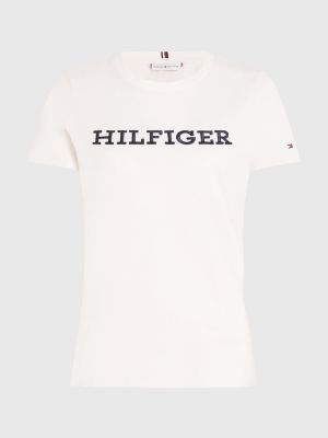 Camiseta com bordado do logotipo Curve